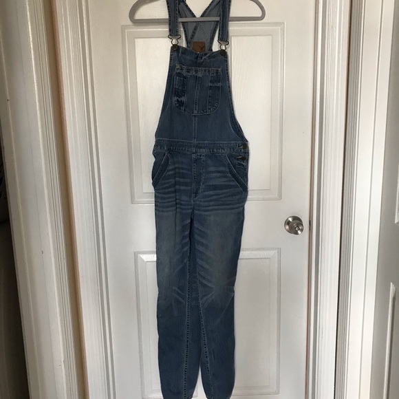 american eagle jean overalls